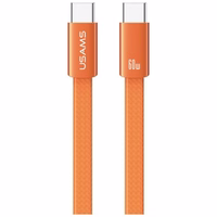 Kabelis USAMS U96 60W USB-C uz USB-C 1.2m oranžs