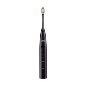 TEESA SONIC 2 skaņas zobu birste, melna, 5 režīmi, ceļojumu futrālis, USB-C