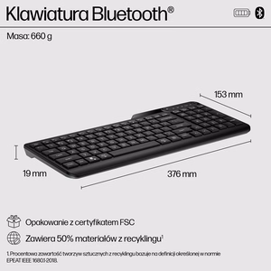 HP 460 daudzierīču Bluetooth tastatūra