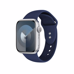 Crong Liquid siksniņa Apple Watch 44 / 45 / 46 / 49 mm, tumši zila