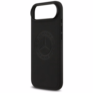Mercedes Ādas Vintage Logo Magnētiskais Viedtālruņa apvalks iPhone Air - Melns