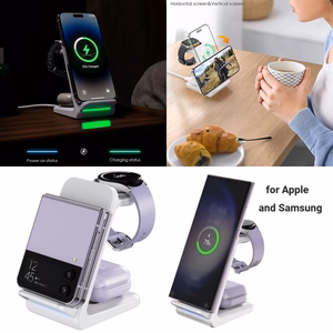 Bezvadu Charging Statīvs CHOETECH, 15W, 3-in-1