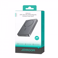 Power Bank Joyroom "JR-PBM08 Pro" Titan Grey 10000mAh (bezvadu uzlāde 15W / PD 20W)