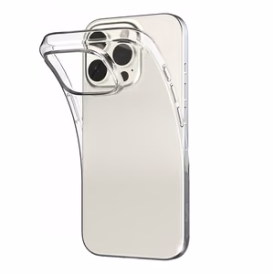 Puro 03 Nude Silikona apvalks iPhone 16 Pro Max - caurspīdīgs