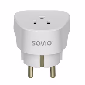 SAVIO AP-01 Travel Adapter, US socket – EU plug