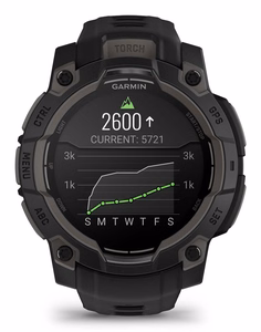 Garmin Instinct 3 AMOLED viedpulkstenis melns