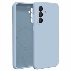 Etteri Silikona Mag maciņš priekš Samsung Galaxy A57 5G gaiši zils