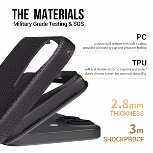 Perfectionists Trīsstūra Mag futrālis iPhone 16 melns