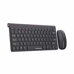 Wozinsky bezvadu tastatūras un kompaktās peles komplekts - melns