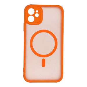 Чехол для iPhone 11 Full Matte Mag Cover совместимый с MagSafe оранжевый