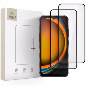 Tech-Protect Glass Fit+ viedtālruņa apvalks 2 komplekts Samsung Galaxy Xcover 7 / 7 Pro - melns