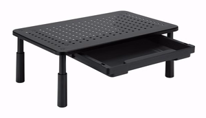 Gembird MS-TABLE-D-01 regulējams monitora statīvs ar atvilktni