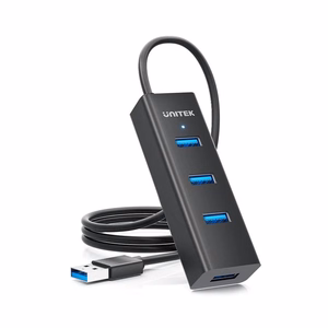 UNITEK Y-3089V01 USB 3.2 Gen 1 Type-A sadalītājs 5000 Mbit/s melns
