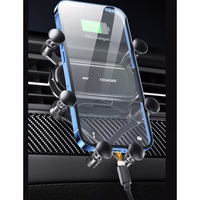 Automašīnas turētājs Essager "Gravity v2" melns (nav magnētisks / gaisa reste)