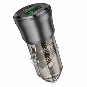 Auto lādētājs Borofone BZ25 38W USB-C/USB-A melns