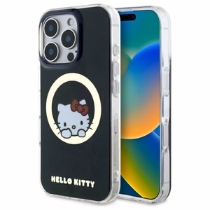 Hello Kitty IML Sweet Kitty Magnētiskais MagSafe apvalks iPhone 16 Pro Max - melns