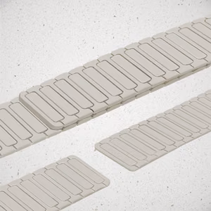 Mobilize silikona pulksteņa siksniņa - magnētiska - Apple 38/40/41mm - Starlight