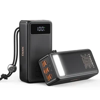 VEGER Portatīvais lādētājs 56000 mAh PD QC3.0 5A 130W Tank Boost (W5001C) melns