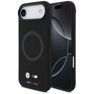 BMW M Silicone Logo MagSafe Case for iPhone Air Black