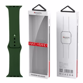 YESIDO WB44 SILIKONA SIKSNIŅA FOR iWATCH S 42/44/45 (97+118) #43 ALFALFA