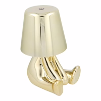Galda lampa pie gultas GOLD MAN Art Deco sēdoša (versija 5) MLTL