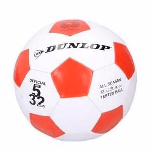 Dunlop futbola bumba, 5. izmērs, sarkana