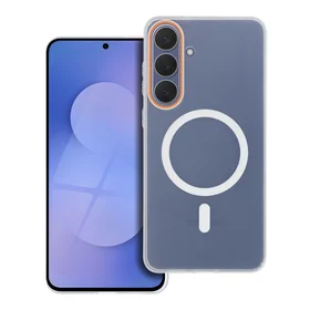 Maciņš GO ORANGE saderīgs ar MagSafe priekš SAMSUNG A17 caurspīdīgs