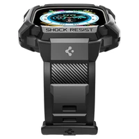 Spigen Rugged Armor Pro Apple Watch Ultra (49mm) siksnas vāciņš - melns