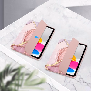 Tech-Protect SC Pen viedtālruņa apvalks iPad 10.9" 2022 - rozā marmors
