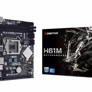 Biostar H61MHV3 mātesplate Intel® H61 LGA 1155 (Socket H2) micro ATX
