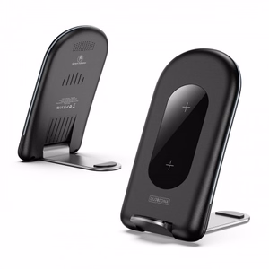 Беспроводное зарядное устройство Duzzona "W2" чёрное 15W