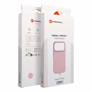 Maciņš Samsung S26 PLUS Forcell F-Protect Frame Premium saderīgs ar MagSafe rozā