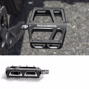Rockbros K399-BK velosipēda pedāļi ar platu platformu – melni