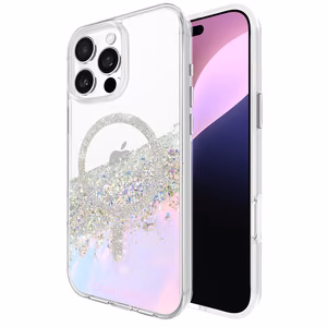Case-Mate Karat MagSafe vāciņš ierīcei iPhone 16 Pro Max, hologrāfisks Soap Bubble