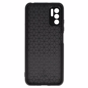 Tel Protect OGLEKĻA apvalks Xiaomi Redmi Note 10 5G melns ar sarkanu svītru