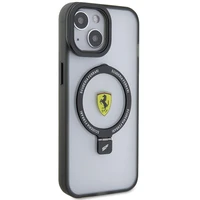 Ferrari gredzena statīva 2023 kolekcijas magnētiskais viedtālruņa apvalks iPhone 15 Plus / 14 Plus - caurspīdīgs