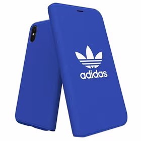 Adidas OR bukleta apvalks Canvas apvalks iPhone X/Xs - zils