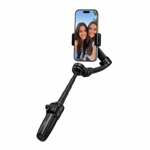 Gimbal ar 3 asu stabilizāciju un tālvadības pulti Hoco K91 melns