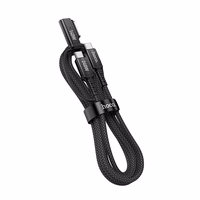 Kabelis 2in1 USB C uz USB C / Mag3 Hoco 240W 1,8 m U142 melns