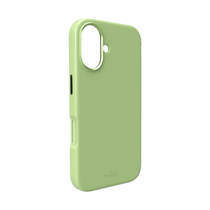 Чехол Puro Icon Mag Pro Liquid Silicone для iPhone 17, совместимый с MagSafe, с защитой камеры и алюминиевыми кнопками - зелёный