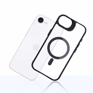 3mk Satin Armor Magnētiskais viedtālruņa apvalks Apple iPhone 16e / SE 4 - caurspīdīgs