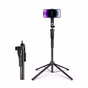 Selfiju nūja Orico SPN185 1/4 collas statīvs tālruņa kamerai ar 360 grādu rotāciju Bluetooth 5.2 - melna