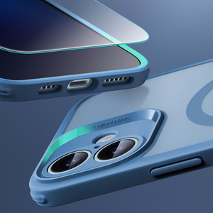 ESR Classic Pro Komplekts Halolock Magnētiskais viedtālruņa apvalks iPhone 16 - Zils