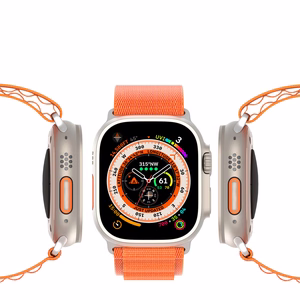 Sporta siksna ar sprādzi Apple Watch 9 / 8 / 7 / 6 / SE / 5 / 4 / 3 / 2 / 1 (41, 40, 38 mm) Dux Ducis siksna GS versija - oranža