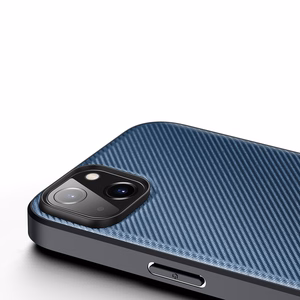 Dux Ducis Fino viedtālruņa apvalks iPhone 14 Plus zils neilona