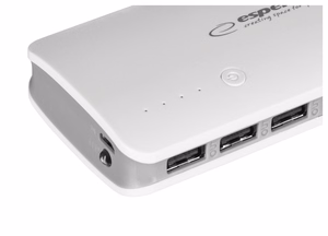 Esperanza EMP106WE Radium 8000 mAh pelēks, balts