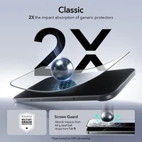 ESR UltraFit aizsargstiklu komplekts 2 gab. iPhone 17 Air – caurspīdīgs