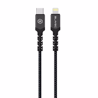 Kabelis Blavec Cable Raptor pīts - Type-C uz Lightning - PD 20W 2,4A 0,25 m Apple CarPlay (CRA-CL24BG025) melns-pelēks