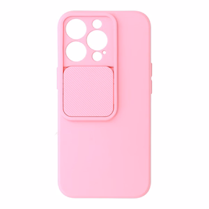Viedtālruņa apvalks Camshield Soft Iphone 13 Pro gaiši rozā