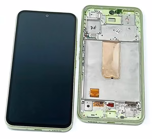 LCD screen Samsung A546 A54 5G 2023 ar touch screen un frame Lime original (assembled service pack)